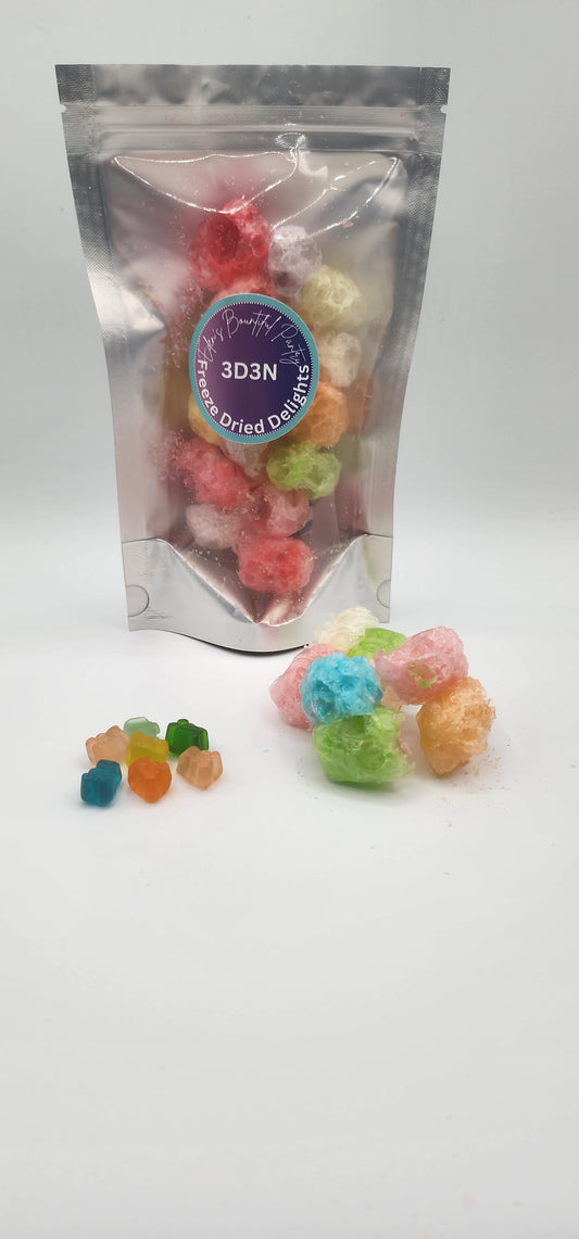 Freeze dried gummy bears